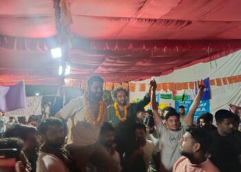ABVP creates history in JNUSU: Wins 23 out of 42  Councillor Seats, major breakthrough the leftist strongholds