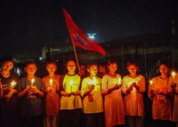 ABVP Leads Statewide Student Uprising in Tripura Against Terror Attack on Hindu Pilgrims in Kashmir