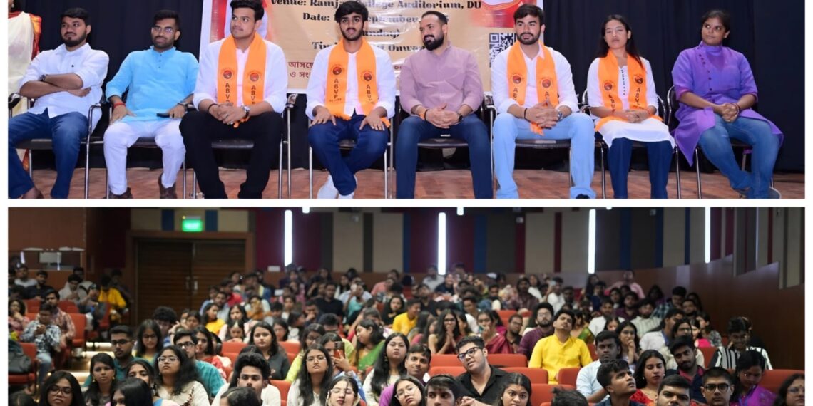 #DUSUElection : डीयू में पढ़ रहे बंगाल के छात्रों ने दिया अभाविप पैनल को समर्थन