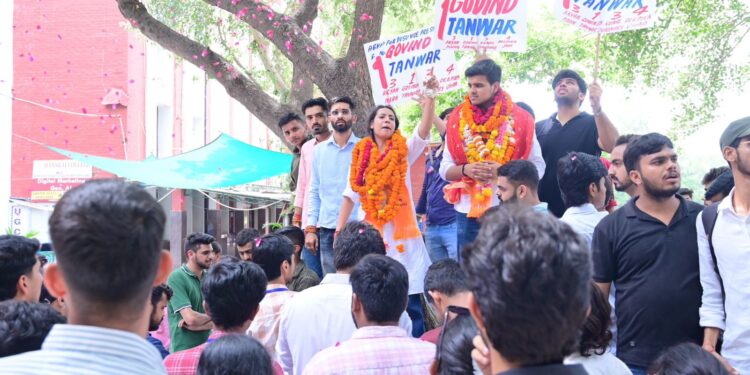 ABVP’s Election Campaign in Full Swing, Receives Massive Student Support