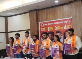 ABVP’s DUSU Manifesto Puts Students First: Metro Relief, Wi-Fi , Subsidized Health Insurance  & Specially Abled Facilities on Agenda