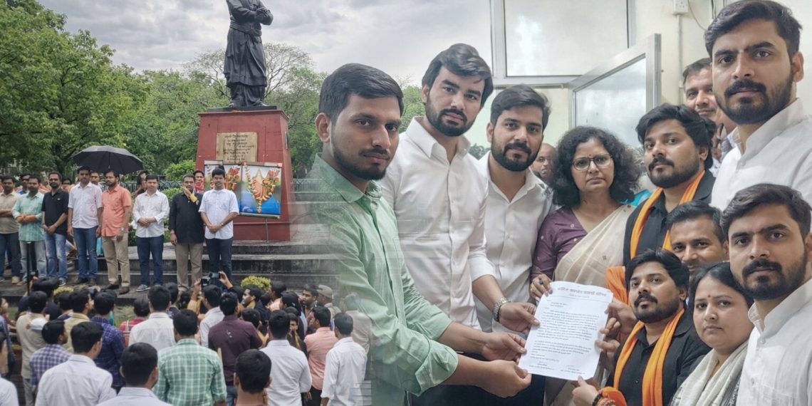 दिल्ली विवि पीएचडी प्रवेश में ‘भेदभाव’ का आरोप, अभाविप ने किया हिंदी विभाग के विरुद्ध प्रदर्शन