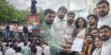 दिल्ली विवि पीएचडी प्रवेश में ‘भेदभाव’ का आरोप, अभाविप ने किया हिंदी विभाग के विरुद्ध प्रदर्शन