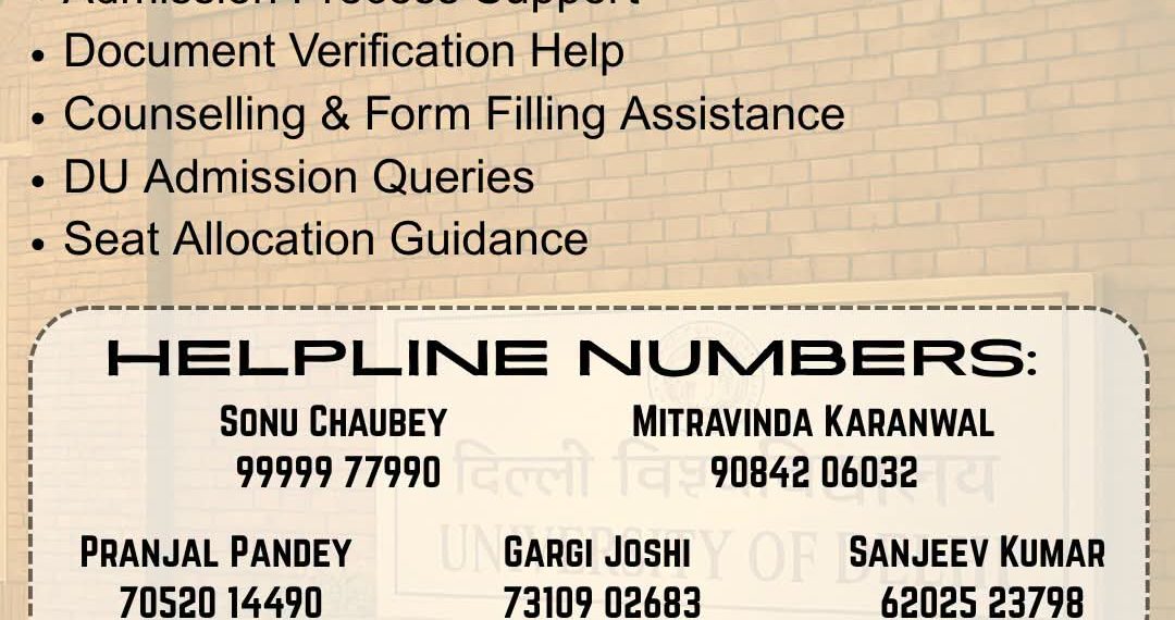 ABVP Launches Helpline for Delhi University Undergraduate Admission Aspirants
