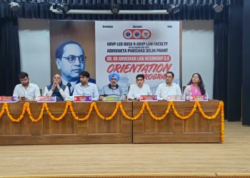 ABVP-led DUSU in collaboration with Adhivakta Parishad Delhi Prant Launches Dr. B.R. Ambedkar Law Internship 5.0