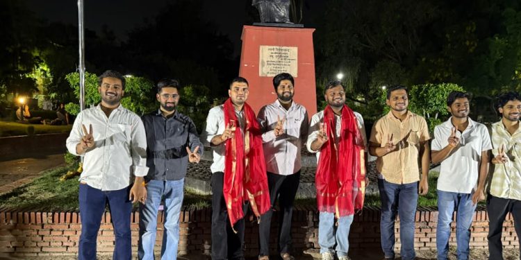 दिल्ली विश्वविद्यालय के आईसीसी चुनाव में अभाविप समर्थित प्रत्याशियों की जीत