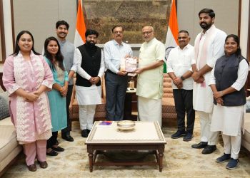 उपराष्ट्रपति से मिला अभाविप प्रतिनिधिमंडल, विविध विषयों पर हुई सार्थक चर्चा