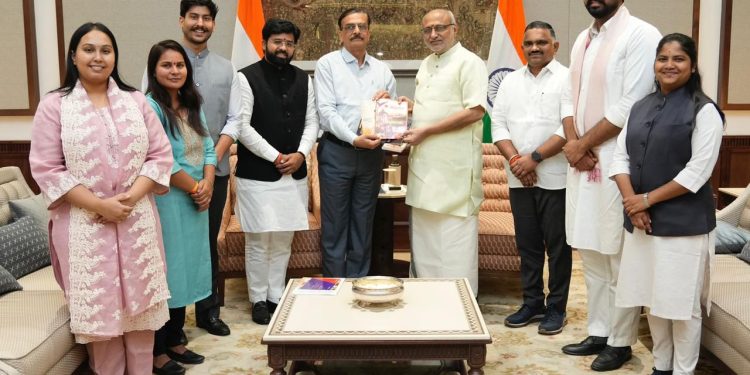 उपराष्ट्रपति से मिला अभाविप प्रतिनिधिमंडल, विविध विषयों पर हुई सार्थक चर्चा