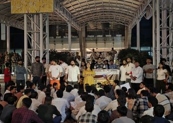 सत्य निकेतन पीजी हादसे के विरोध में अभाविप ने एमसीडी भवन पर किया जोरदार प्रदर्शन