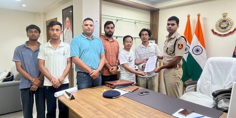 ABVP condemns brutal killing of Chongtham Vikram, submits memorandum to DCP seeking swift and strict action against those responsible