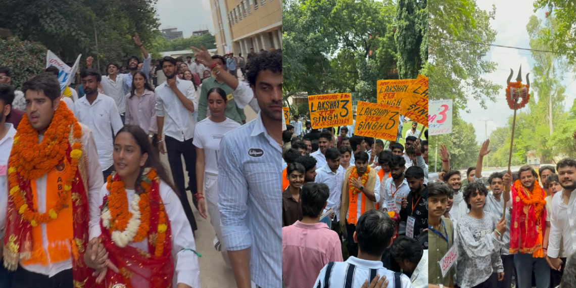 जमीन पर विद्यार्थियों के बीच अभाविप, सोशल मीडिया के सहारे भ्रम फैला रही एनएसयूआई : अभाविप