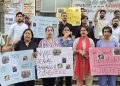 11 छात्राओं के शोषण के आरोपों के मामले में कांग्रेस सांसद एवं जेएनयू प्रोफेसर को बर्खास्त करने की मांग, अभाविप ने किया प्रदर्शन